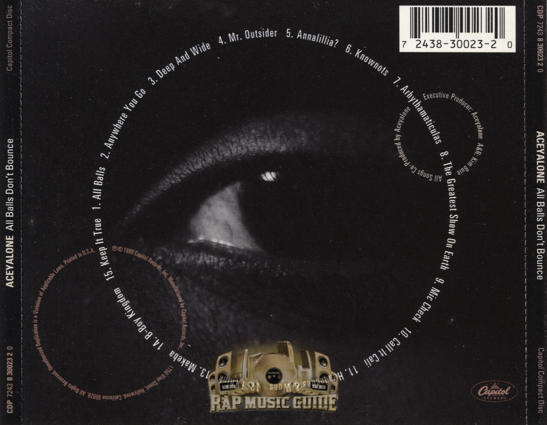 Aceyalone All Balls Don't Bounce CD Rap Music Guide